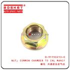 0-91150210-0 0911502100 Isuzu Engine Parts Common Chamber To Inlet Manifold Nut For 4JB1 NKR55