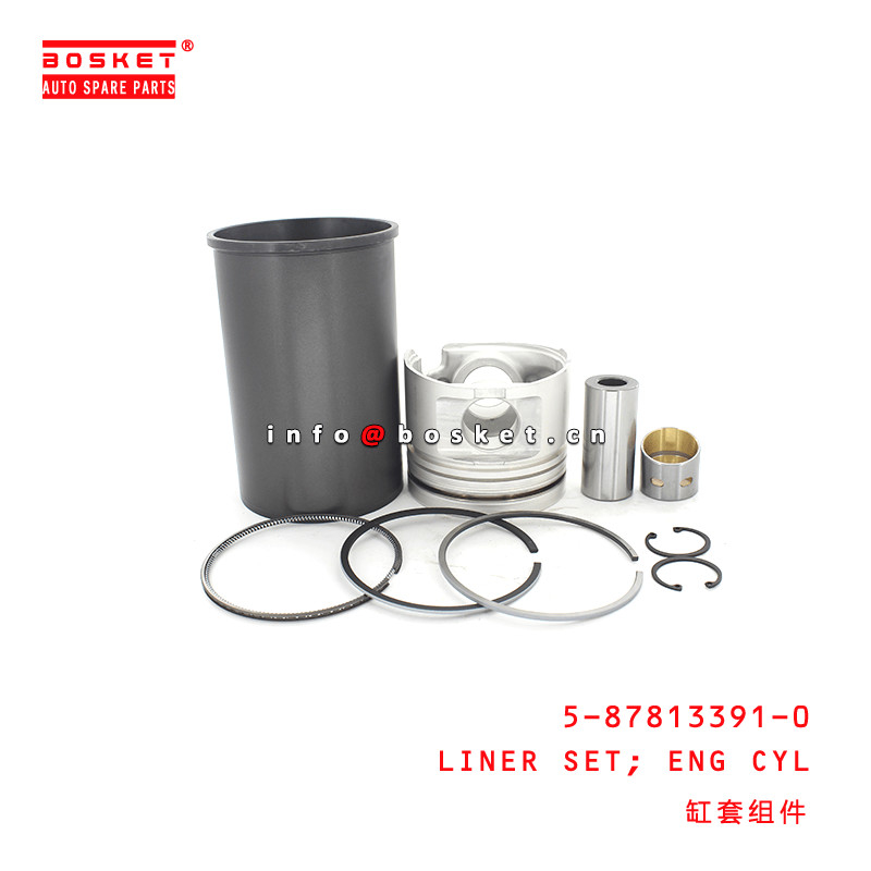 5-87813391-0 Engine Cylinder Liner Set 5878133910 for ISUZU NQR66 4HF1