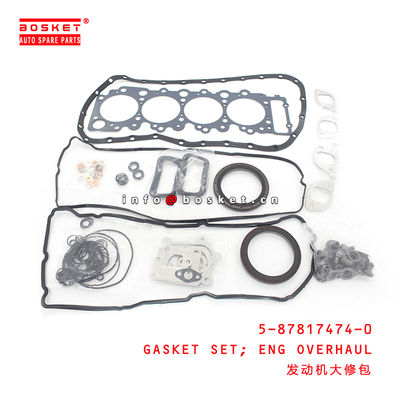 5-87817474-0 Engine Overhaul Gasket Set 5878174740 Suitable for ISUZU NKR 4HL1