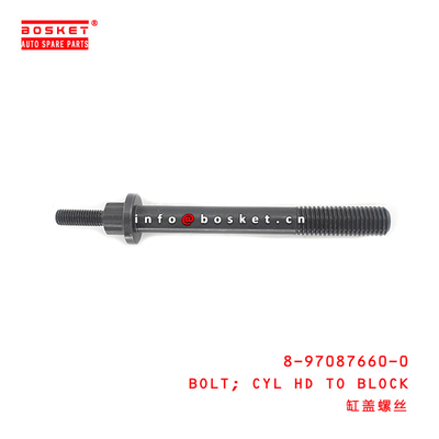 8-97087660-0 Cylinder Head To Block Bolt 8970876600 Suitable for ISUZU XD 4HE1