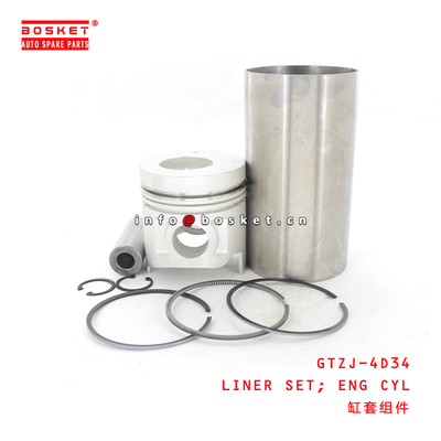 GTZJ-4D34 Engine Cylinder Liner Set Suitable for ISUZU  4D34