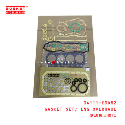 04111-E0D82 Engine Overhaul Gasket Set for ISUZU HINO300 N04C N04CT