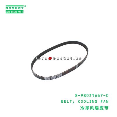 8-98031667-0 BELT; COOLING FAN suitable for ISUZU  8980316670