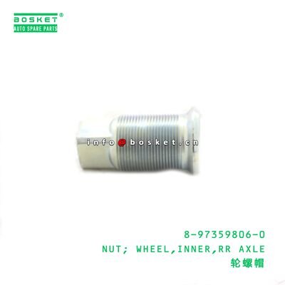 8-97359806-0 NUT; WHEEL,INNER,RR AXLE suitable for ISUZU 700P 4HK1 8973598060