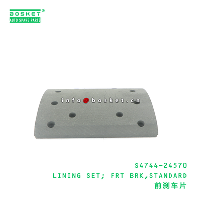 S4744-24570 ABA Lining Set Standard FRT BRK Brake Lining for HINO500