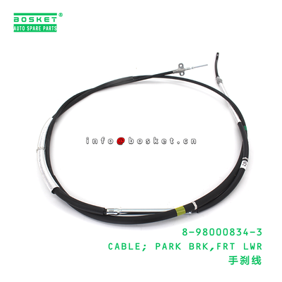 8-98000834-3 CABLE; PARK BRK,FRT LWR suitable for ISUZU 8980008343