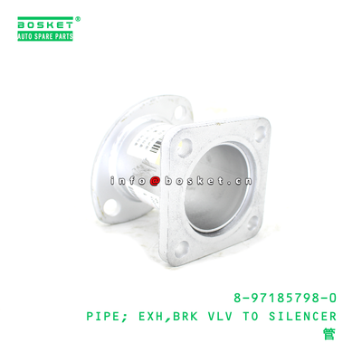 8-97185798-0 PIPE; EXH,BRK VLV TO SILENCER suitable for ISUZU   8971857980