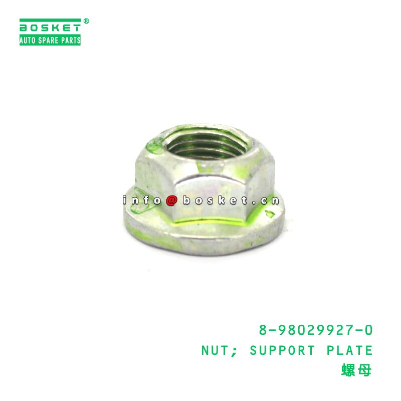 8-98029927-0 NUT; SUPPORT PLATE suitable for ISUZU 8980299270