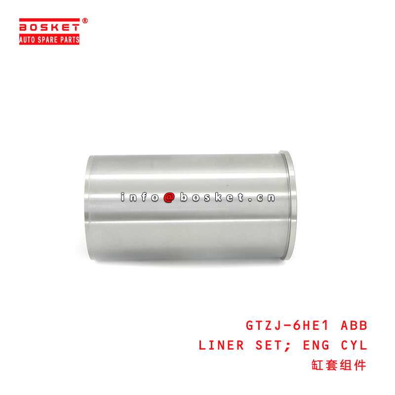 GTZJ-6HE1 ABB Liner Set Engine Cylinder Liner for ISUZU 6HE1 with 3 Months Warranty